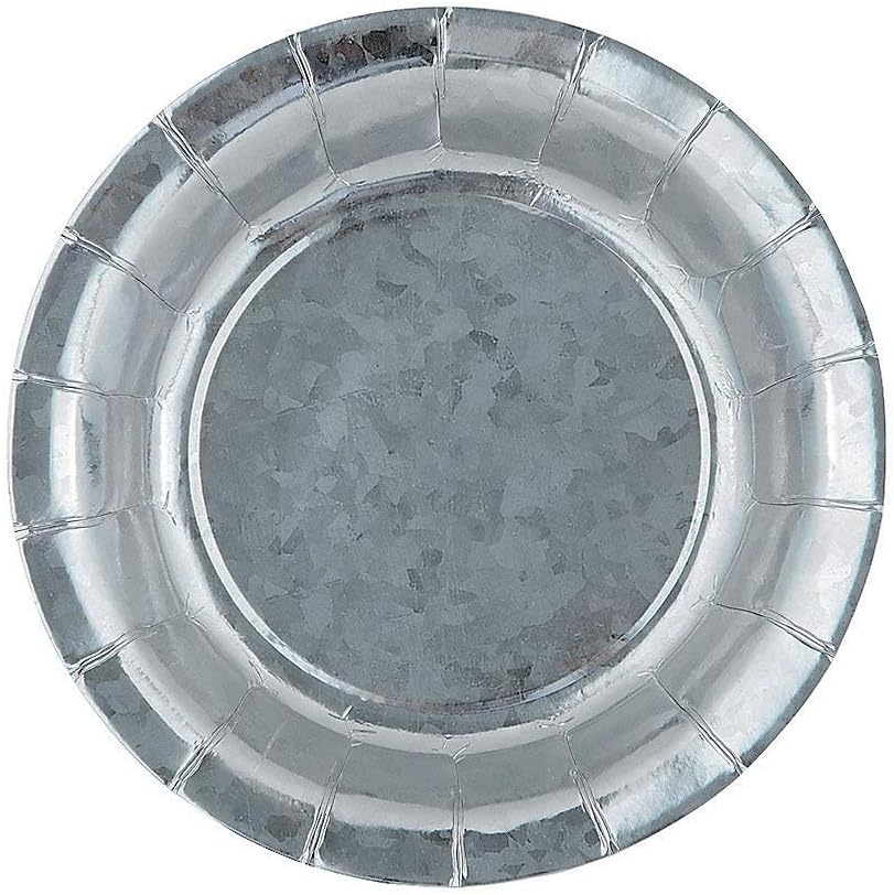 Galvanized Dessert (WFRN) Paper Plates Home & Kitchen
