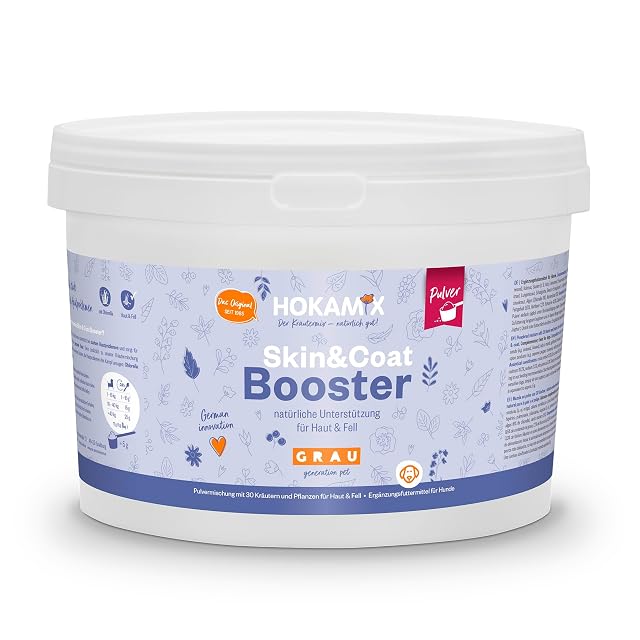 GRAU - El Original - Hokamix Skin & Coat Booster, Paquete Individual (1 x 1,5 kg), alimento complementario…