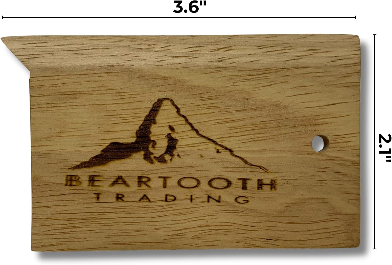 Wood Ice Scraper - Sustainable Wood Ice Scraper for Snowboarding, Splitboarding, and Skiing - Great for Removing Ice and Snow from Bindings and Surfaces