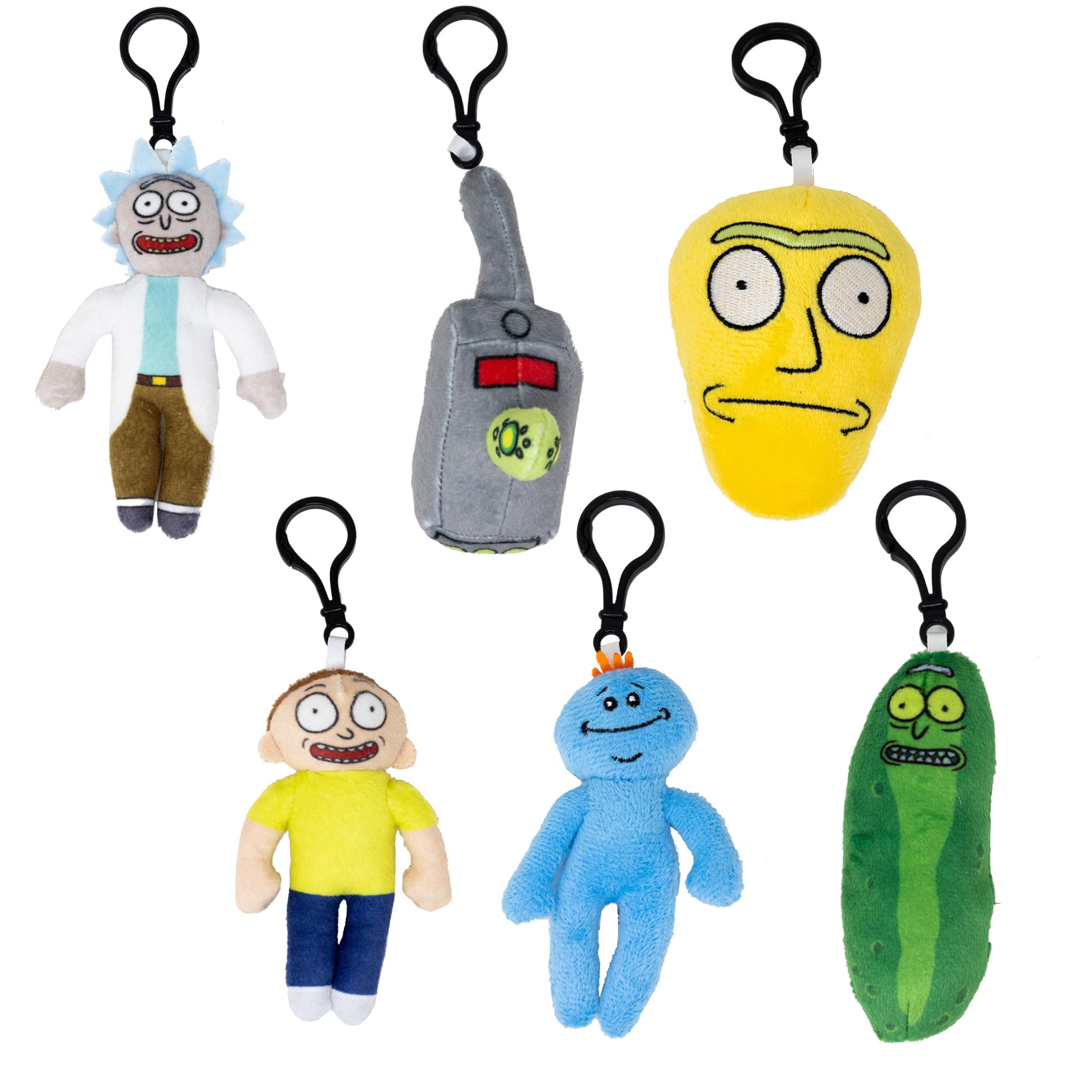 Buckle-Down Rick and Morty Mystery Keychain, Blind Pack Series, 6 Different Characters, One Random Character Per Pack