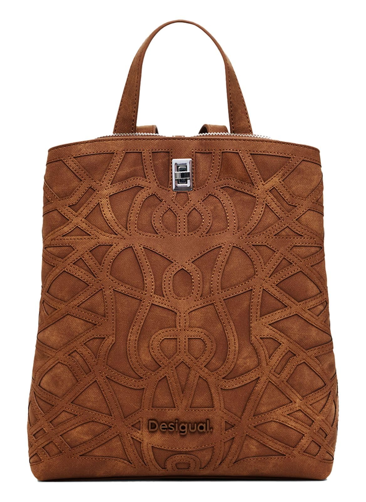 Desigual Damskie akcesoria PU plecak mini, brązowy, jeden rozmiar