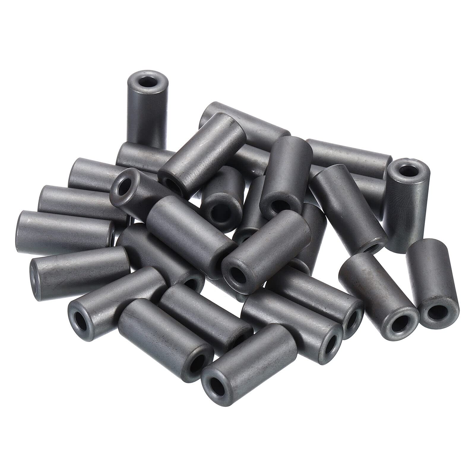 Tool parts 30pcs 11.5x5x25mm Ferrite for Toroid Core Transformer Inductor Coil Ring - Black
