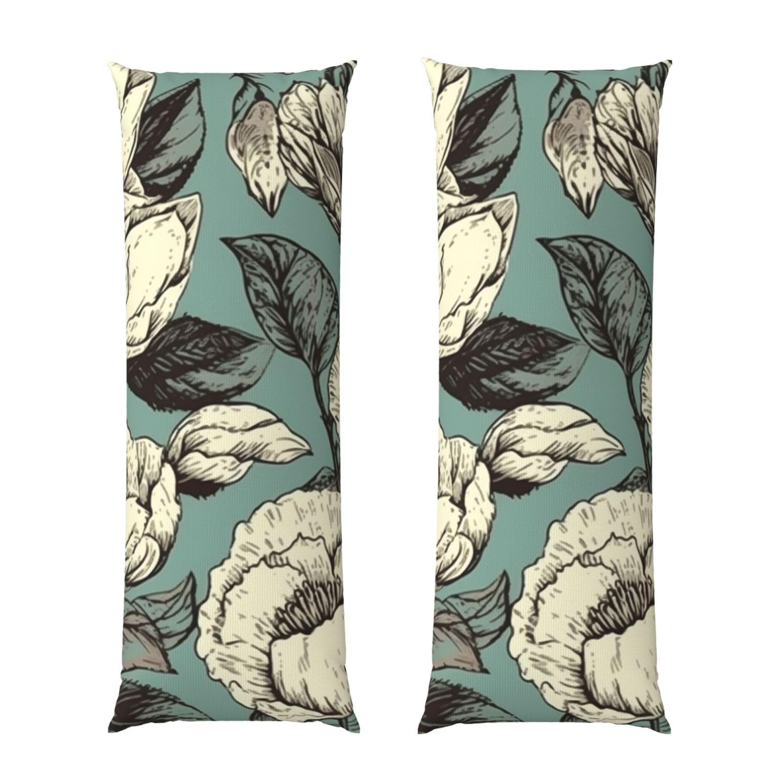 Housse de coussin 50x137 cm en coton avec fermeture éclair pour la chambre