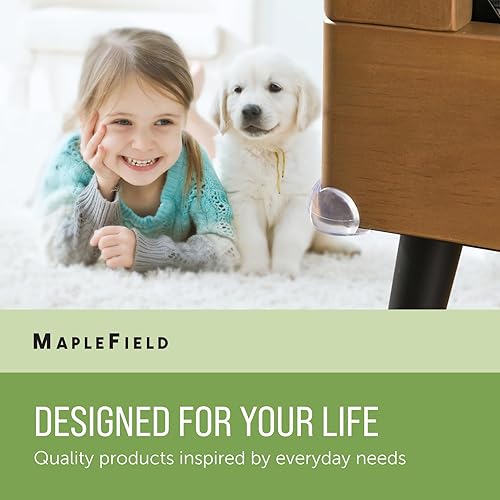 Miniatura 8 de Maplefield Protectores de esquina y parachoques de esquina a prueba de bebés, protectores de borde transparente, paquete de 12 para bebés y niños,