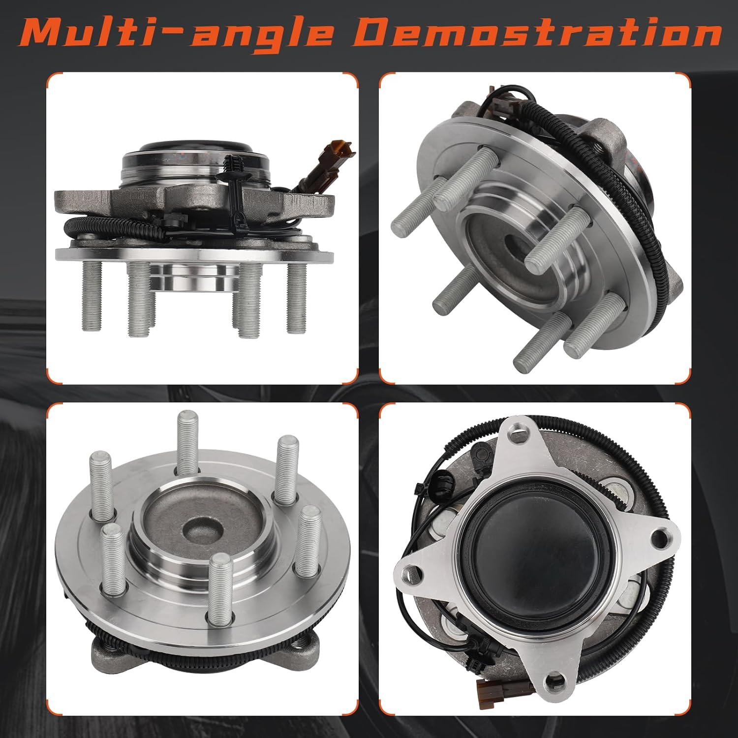 DRIVESTAR 515176 RWD Front Wheel Bearing and Hub Assembly Fits for 2018 2019 2020 Ford F-150 Expedition, Lincoln Navigator Low-Runout 2WD with ABS 6 Lugs