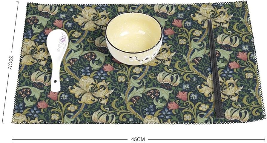 ウィリアムモリス★テーブルマット★4枚セット ウィリアムモリス☆テーブルマット☆4枚セット