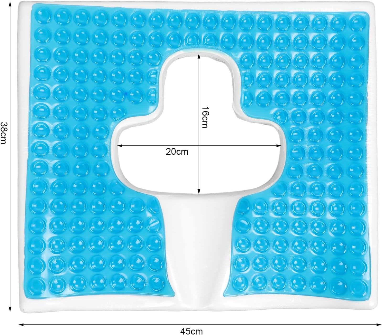 Cojín De Asiento para Coxis, Cojín Antiescaras, Almohada para Coxis con Apertura En Forma De T, Estar Sentado Durante Mucho Tiempo Mantiene La Piel Seca, para Pacientes Postrados En Cama