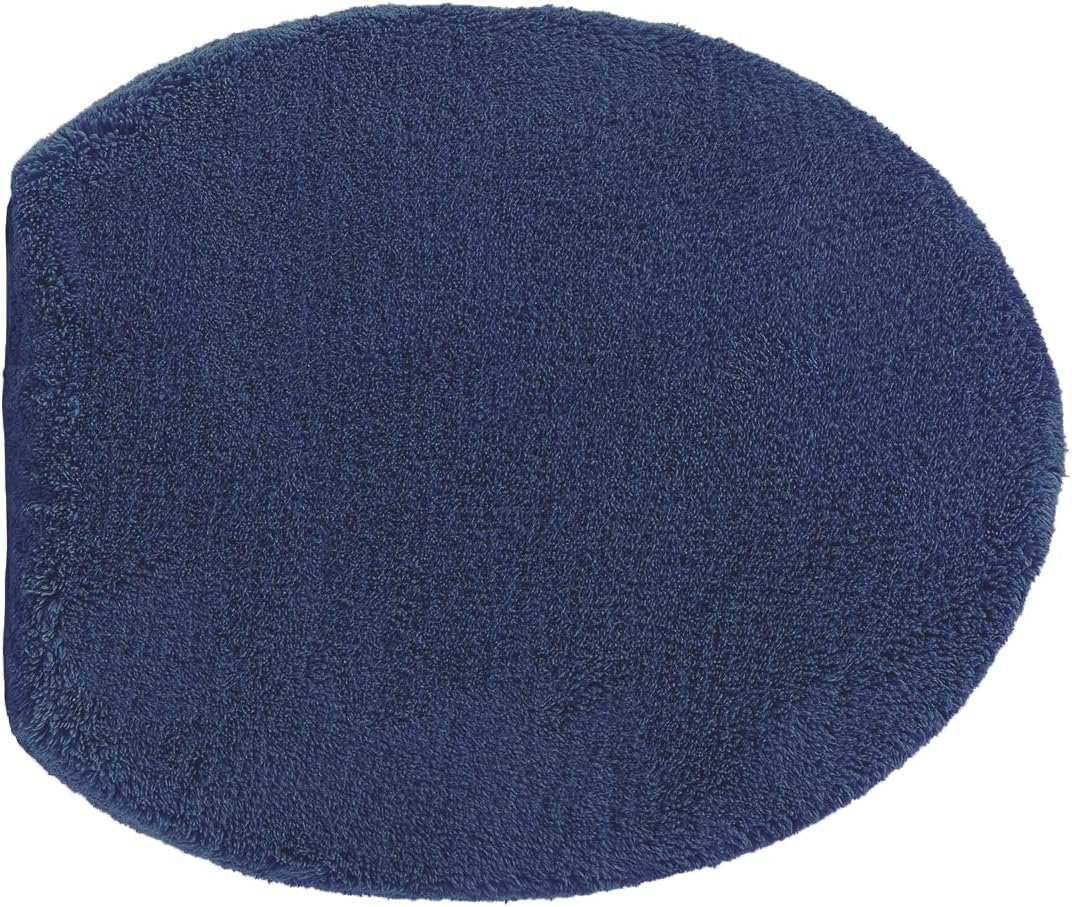 Madeals Microfiber Toilet Lid Cover Soft and Absorbent, Comfortable Bathroom Toilet Lid Cover Seat Fits Most Size Toilet Lids for Black