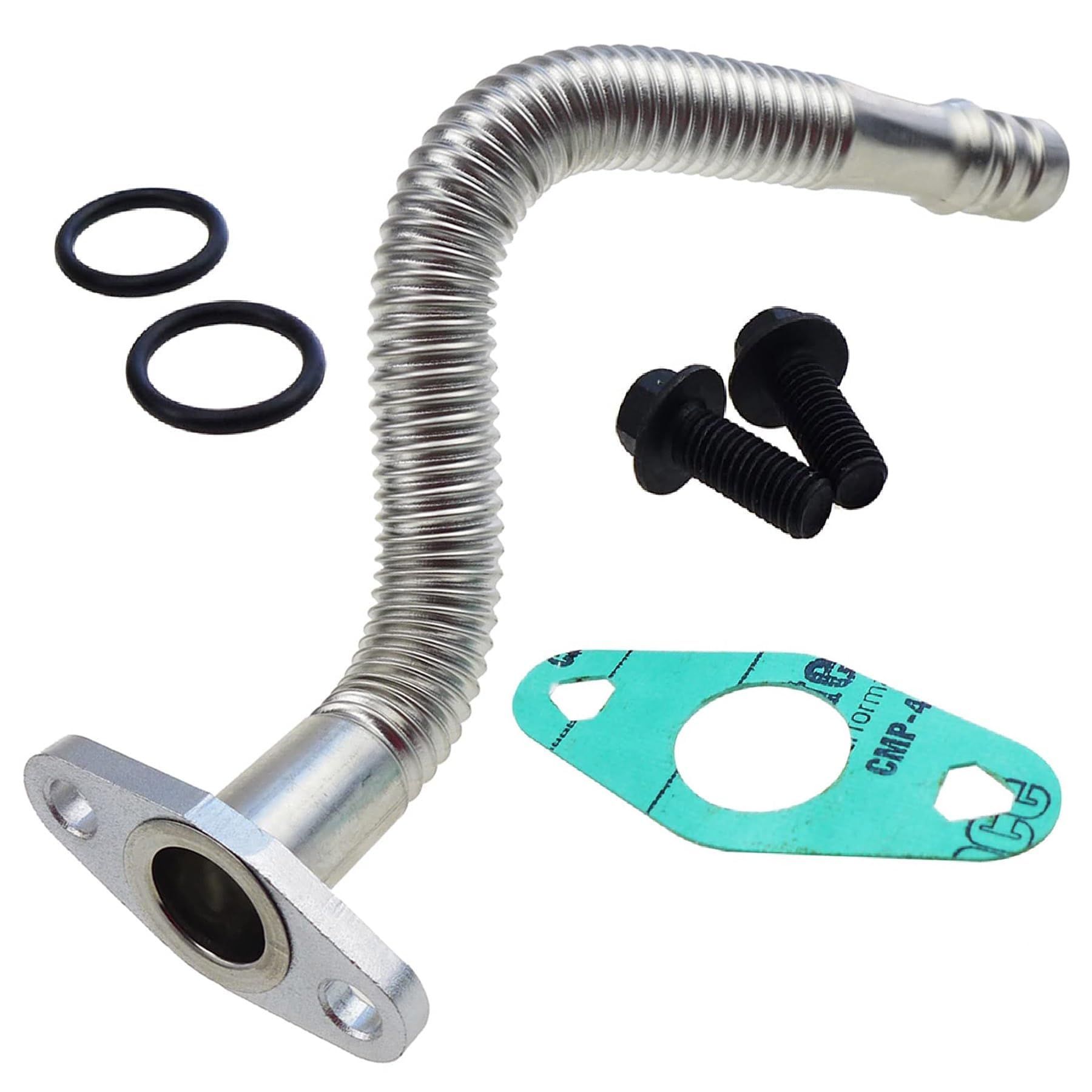 5.9L Turbo Oil Return Drain Line Fit for Fit for Dodge Cummins 5.9L Diesel 2004 2005 2006 2007, Replace 5135786AB 3970875