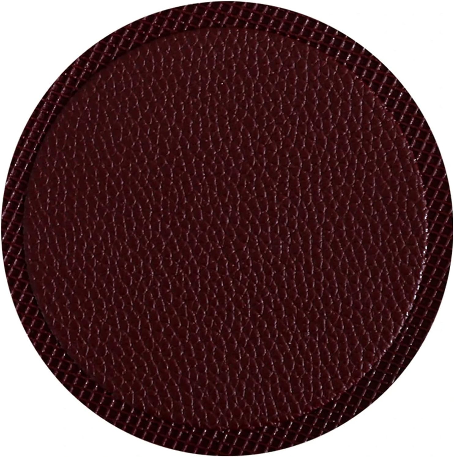 YAPILA1 Coasters PU Leather Waterproof Heat Resistant Round Coaster Coaster Mat Tableware Mat Insulating Bowl Placemat Home Decor