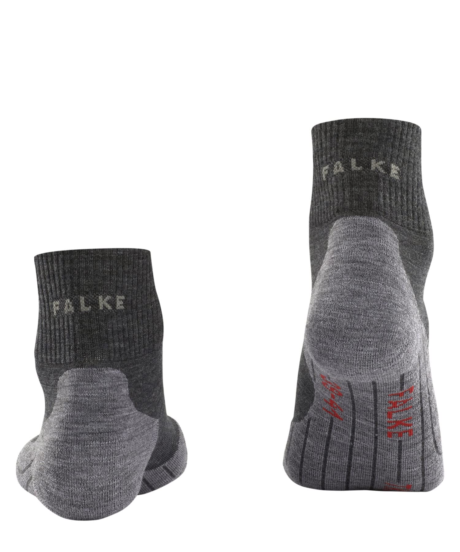 FALKE Herren TK5 Short Wandersocken atmungsaktive schnelltrocknende klimaregulierende geruchshemmende Wolle Funktionsmaterial leichte Polsterung antiblasen Trekkingsocken kurz dünn 1 Paar