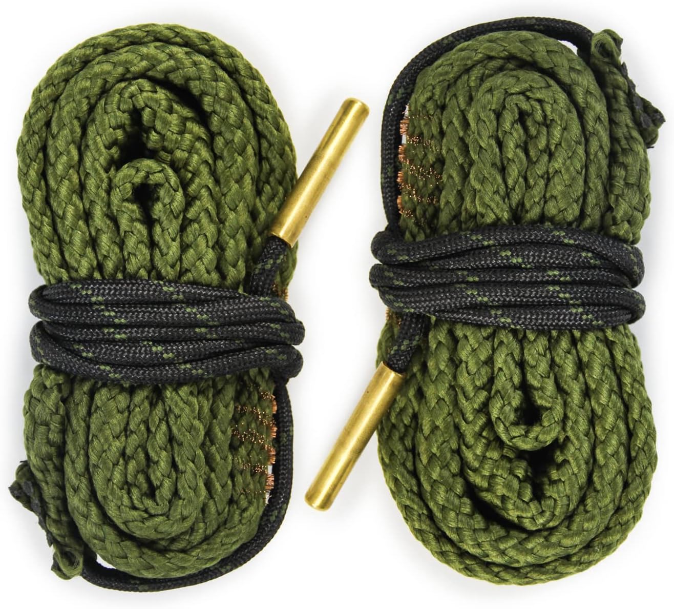 GUGULUZA Gun Snakes, 2 Pcs Rifle Cleaning Rope Gun Cleaner Brush for Various Caliber, Compact Gun Cleaning Supplies for Handgun, Shotgun