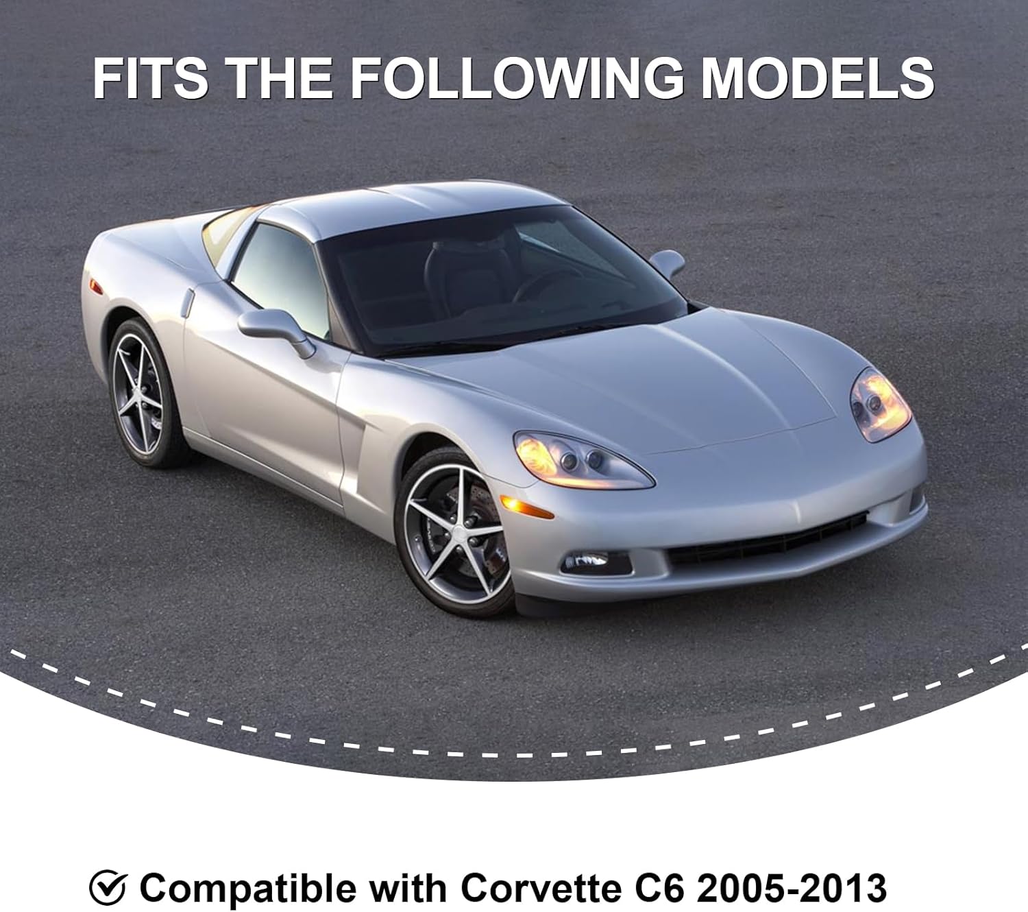 21PCS Real Carbon Fiber Interior Trim Kit Compatible with Corvette C6 2005-2013, Interior Decor Sticker Accessories