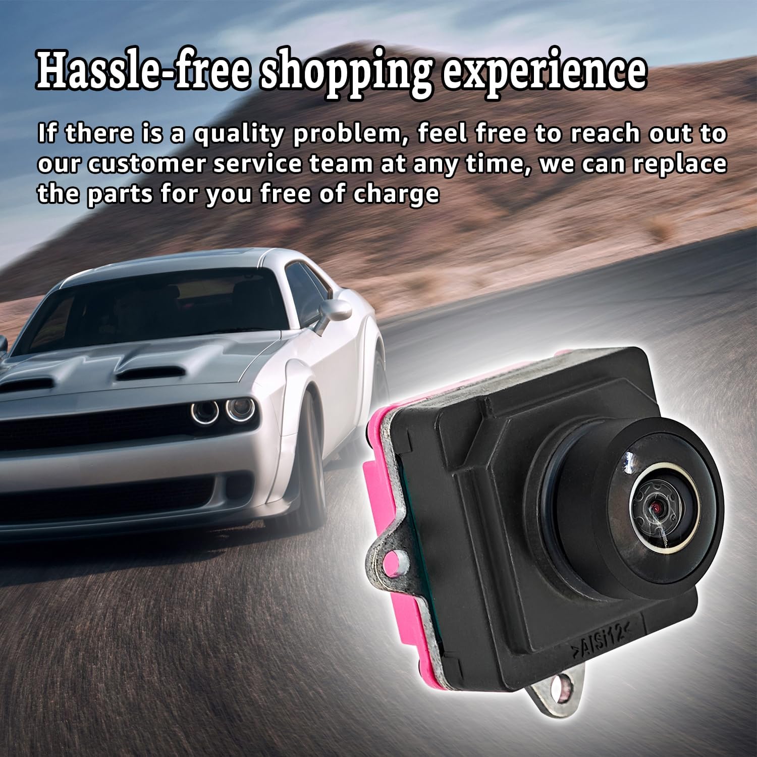 04672735AB 04672735AD Rear View Camera Replacement for Dodge Ram 2500 3500 6.4/6.7L 2019 2020 2021 2022 2023, Reverse Backup Camera Assist Camera Reversing Camera