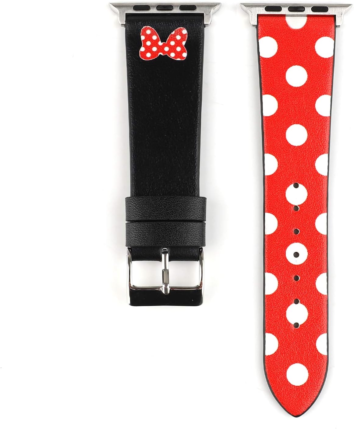 WONMILLE Compatible with Apple Watch Band 38mm 40mm 41mm Women, Leather Replacement Strap with Stainless Steel Clasp for Apple Watch iWatch Bands SE 8 7 6 5 4 3 2 1