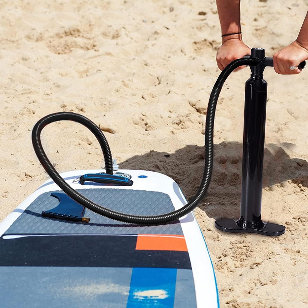 Tuyau De Pompe à Air 1,2 M Avec 5 Buses – Pour Bateau Gonflable, Paddle Board, Matelas - 9