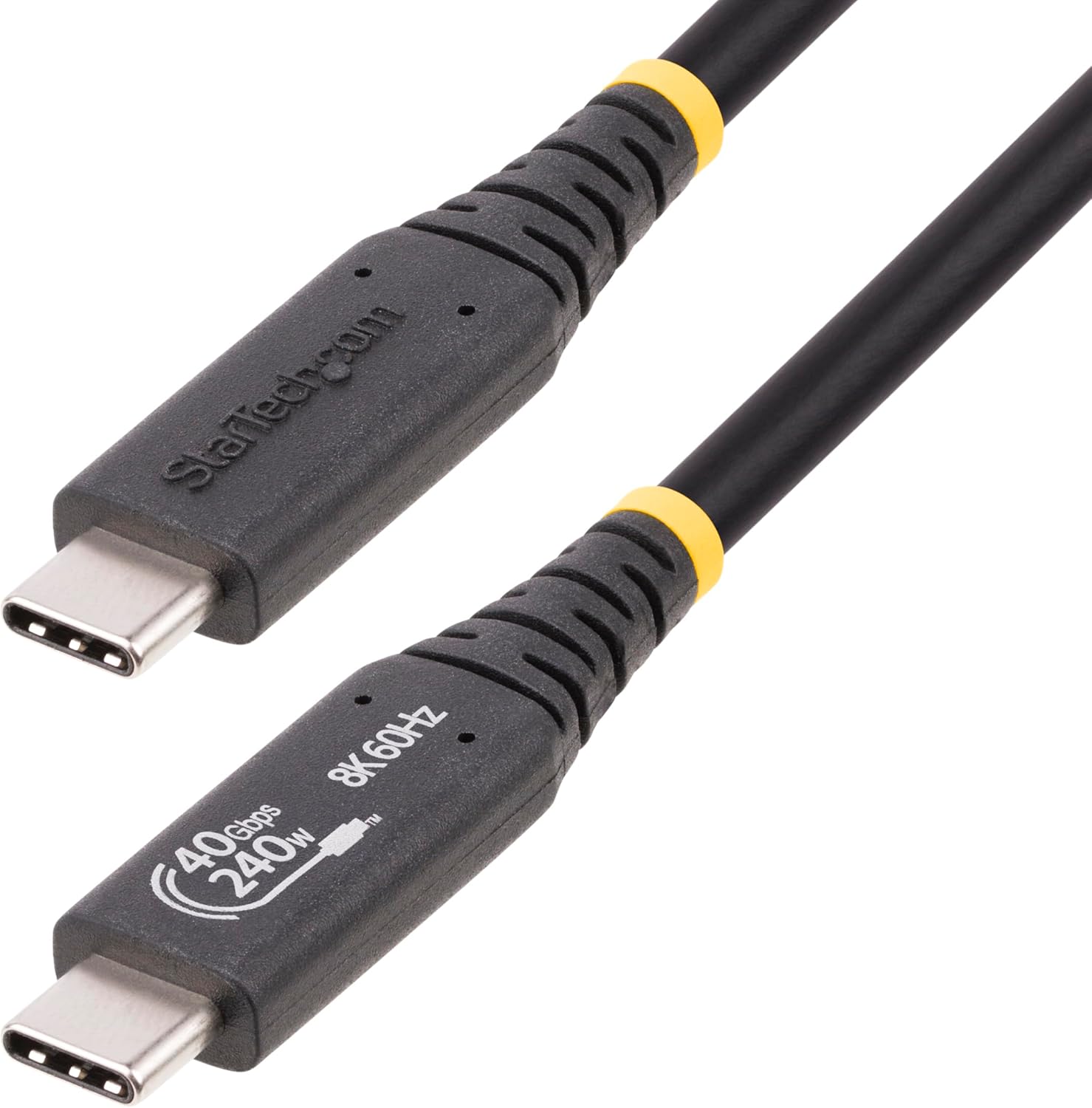 StarTech.com 50cm USB4 Cable – 40Gbps, 240W PD 3.1, 8K 60Hz USB