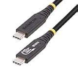 StarTech.com 1m (3.3ft) USB4 Cable, USB-IF Certified USB-C Cable, 40Gbps, 240W PD 3.1 EPR, 8K60Hz, USB Type-C Laptop Cable/Cord