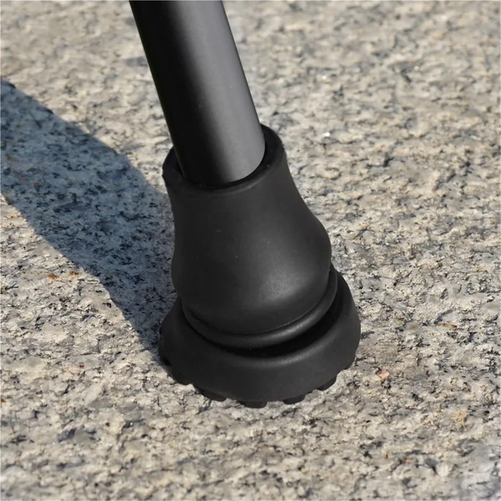 Fermastampella 12 pezzi antiscivolo for bastoni da passeggio, stampelle, canne, cuscinetti inferiori, protezione for arrampicata, escursionismo, trekking, punta Per Stampelle(19mm)