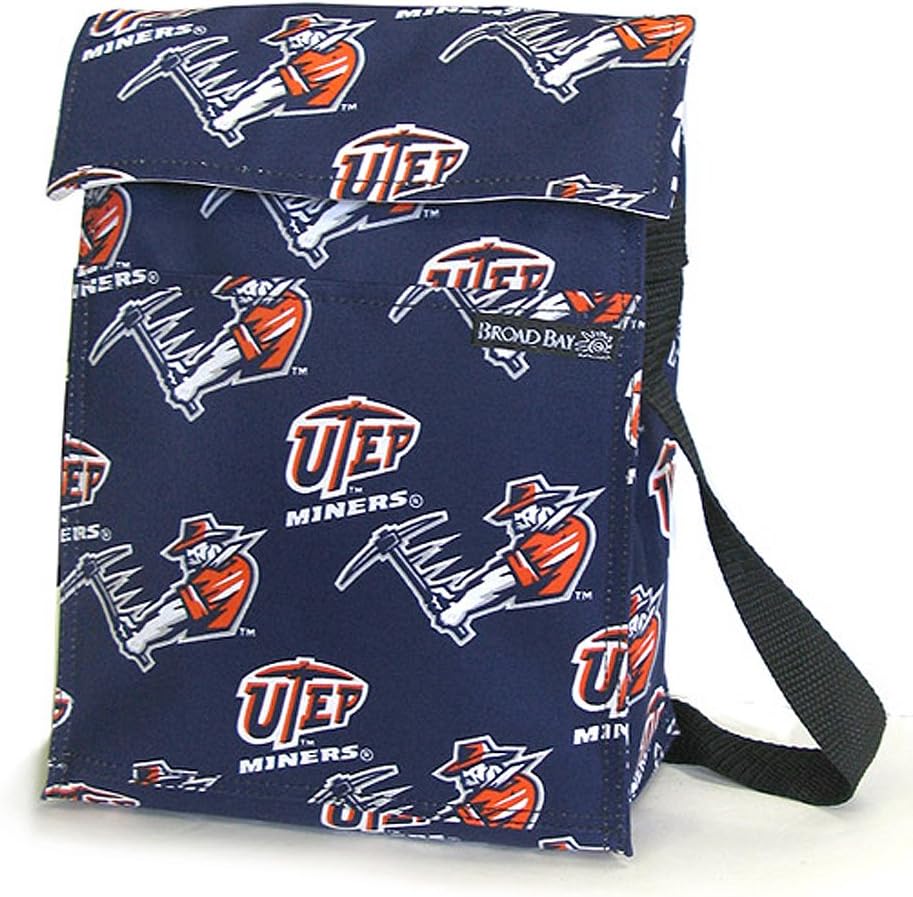 Broad Bay UTEP Lunch Cooler Bag Insulated UTEP Miners Lunchbox