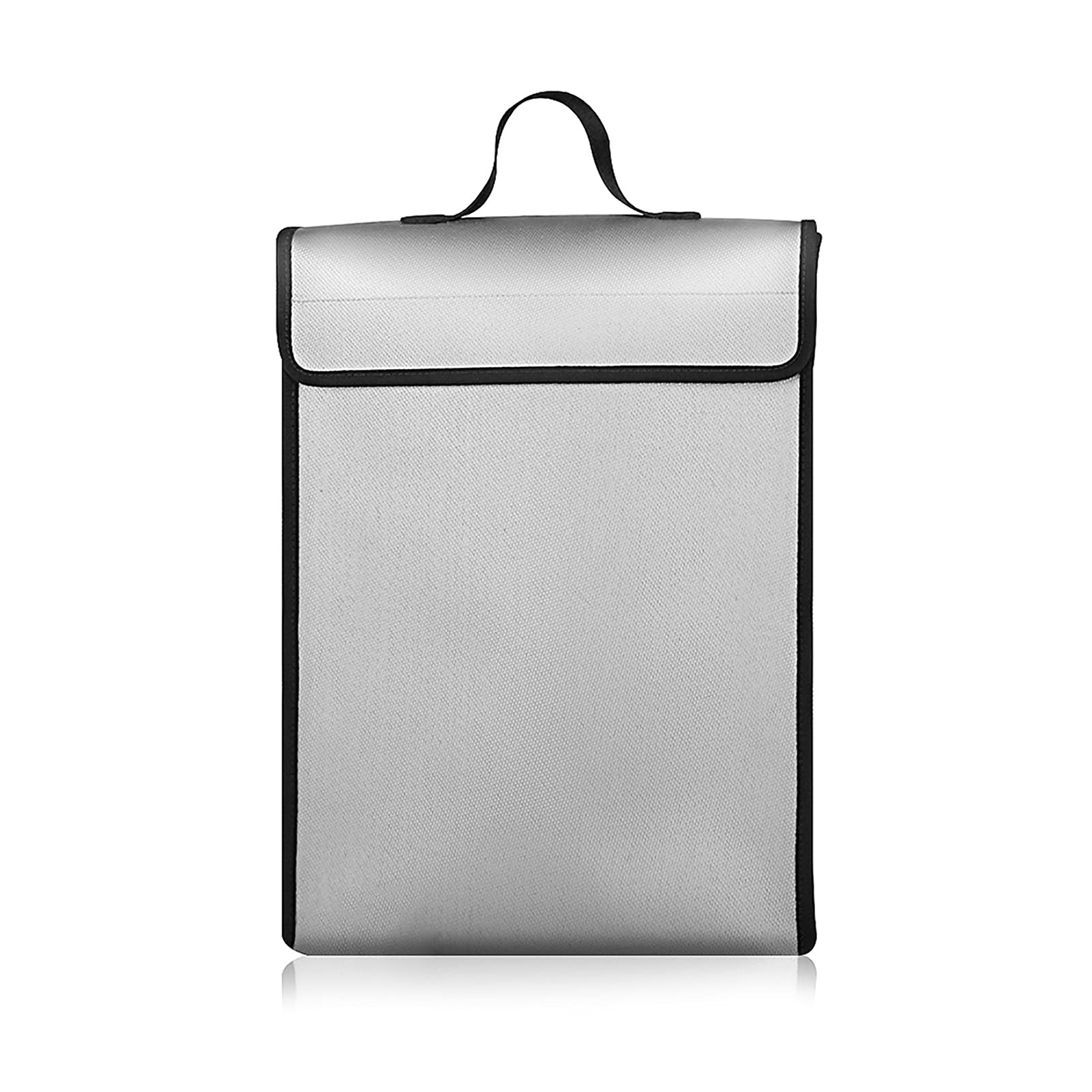 Borsa portadocumenti ignifuga - Materiale in silicone liquido impermeabile, resistente al calore fino a 1200℃, grande capacità di archiviazione per file, contanti, passaporti