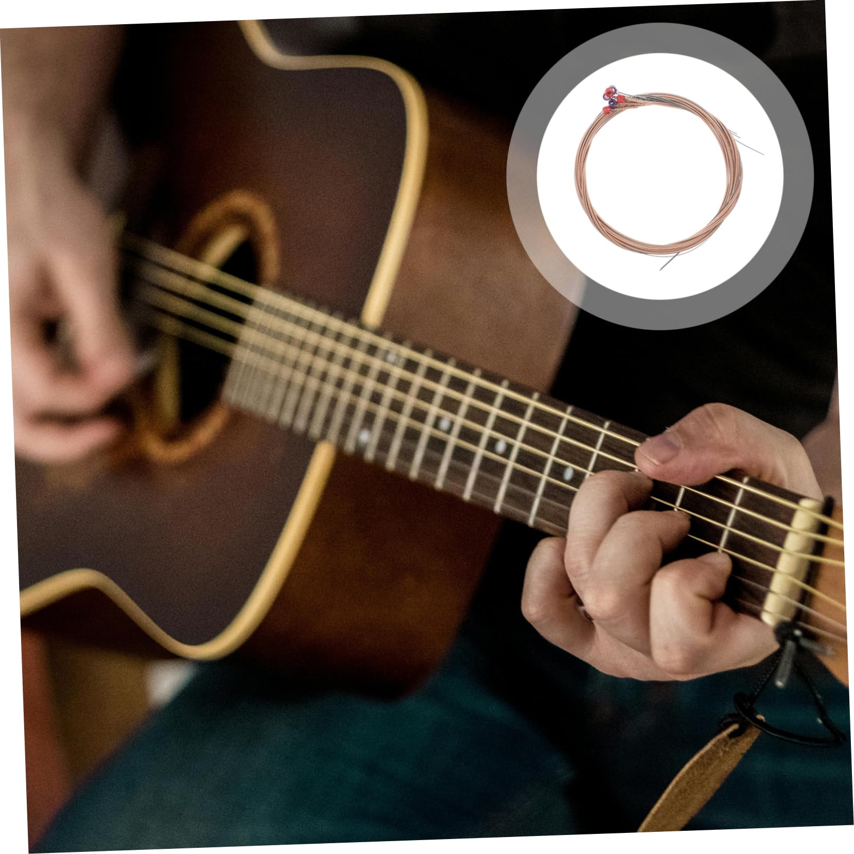 Abaodam 30pezzi Per Chitarra Folk Facili Installare e Duraturo Accessori Per Musicisti e Chitarristi Acustici