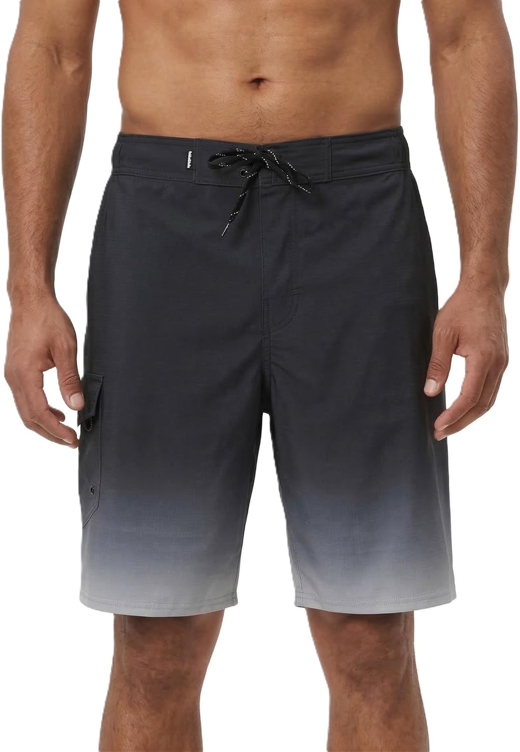 Rokka&Rolla Men's 4-Way Stretch Swim Trunks 9" Quick Dry Board Shorts Beach Swimwear Bathing Suit