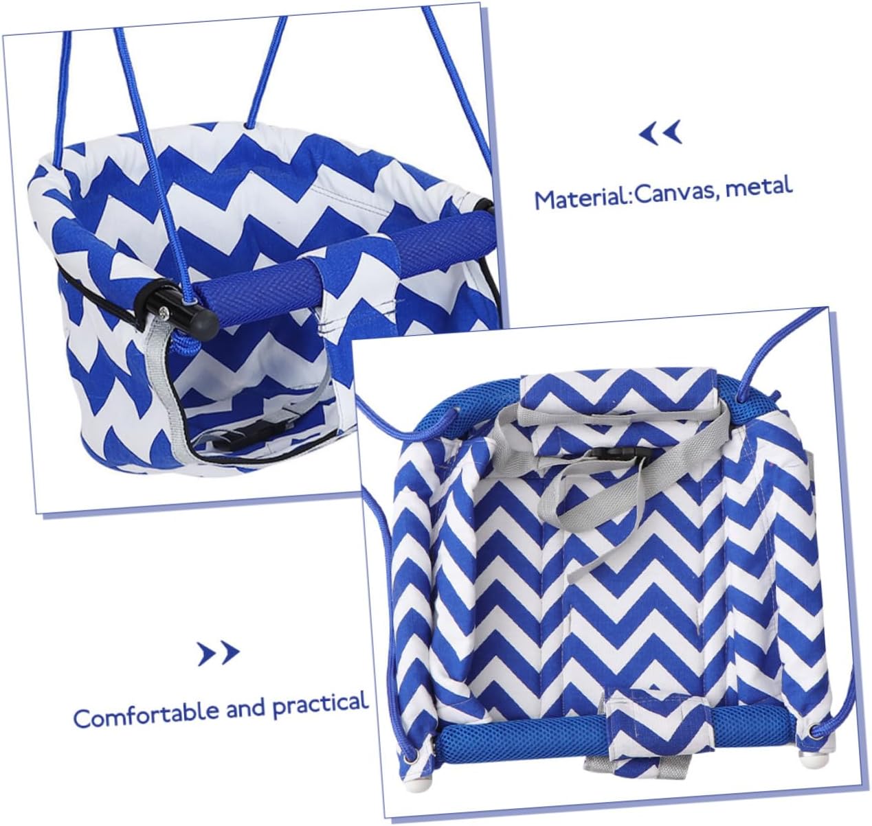 ibasenice Outdoor Swing Chair for Boy Girl Easy Installation Comfortable Canvas Design for Backyard and Garden Fun Birthdays and Holidays