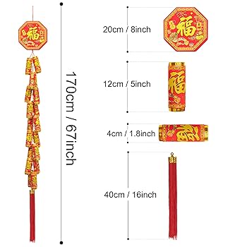 Amazon｜KI Store チャイニーズニューイヤー つり下げ式