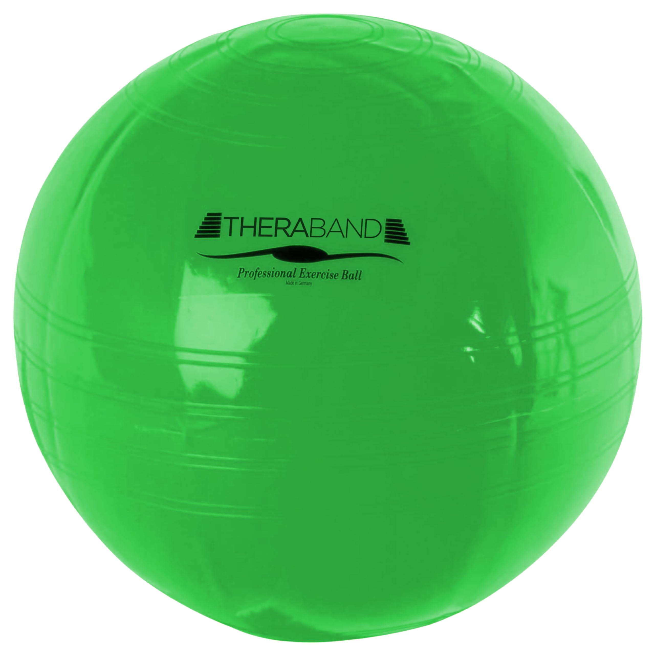 THERABAND Exercise Ball – Yoga, Pilates & Gym Ball for Core Strength, Stability & Balance – Anti-Burst Sphere for Physio & Office Sitting – Durable, Non-Slip, with Inflation Adaptor
