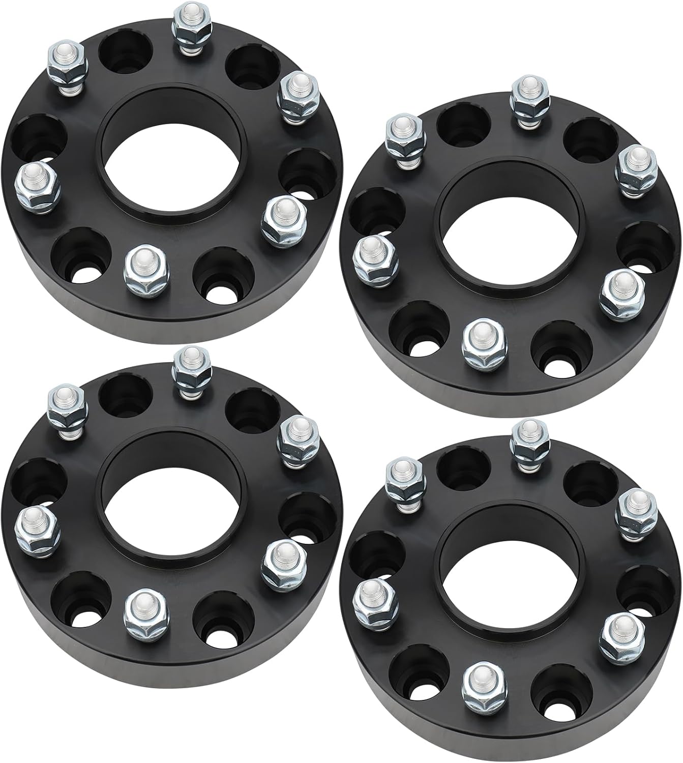 2inch 6x139.7mm Wheel Spacers, 2pcs 12x1.25 Studs 77.8mm Hub Bore Spacer, Compatible for Armada 2005-2015/TITAN 04-20, for Infiniti QX56 04-10