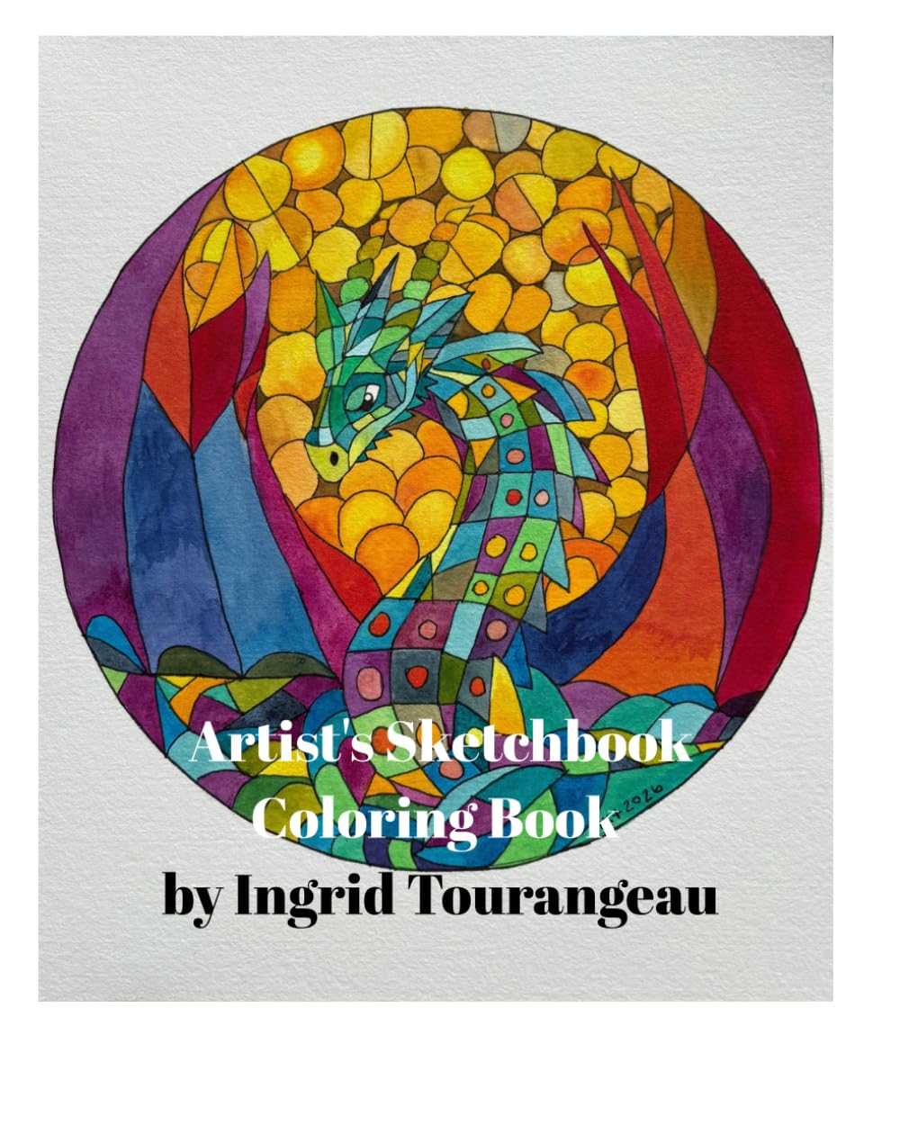 Artist's Sketchbook Coloring Book