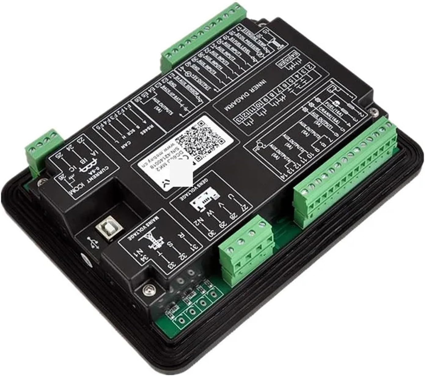 DC60D MK2 Controller Generator LCD Display Engine Control Uint Board Genset Spare Parts 1Pcs