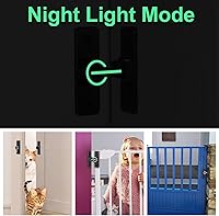 Vista 7 de 2 pestillos de puerta de granero de 90 grados, color negro luminoso, cerraduras de puerta corrediza pesada, cerraduras de seguridad para puertas