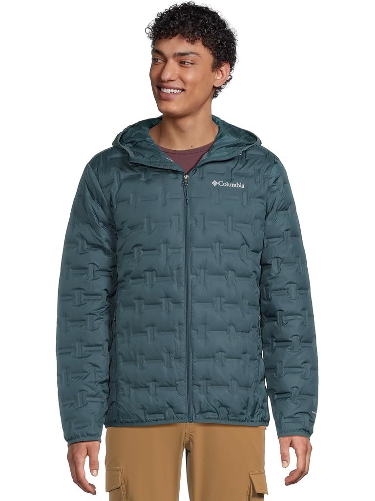 Blue Columbia Delta Ridge™ II Down Hooded Jacket