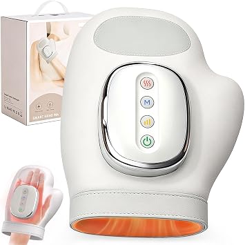 CARYWON Cordless Hand Massager with Heat and Compression for Arthritis and