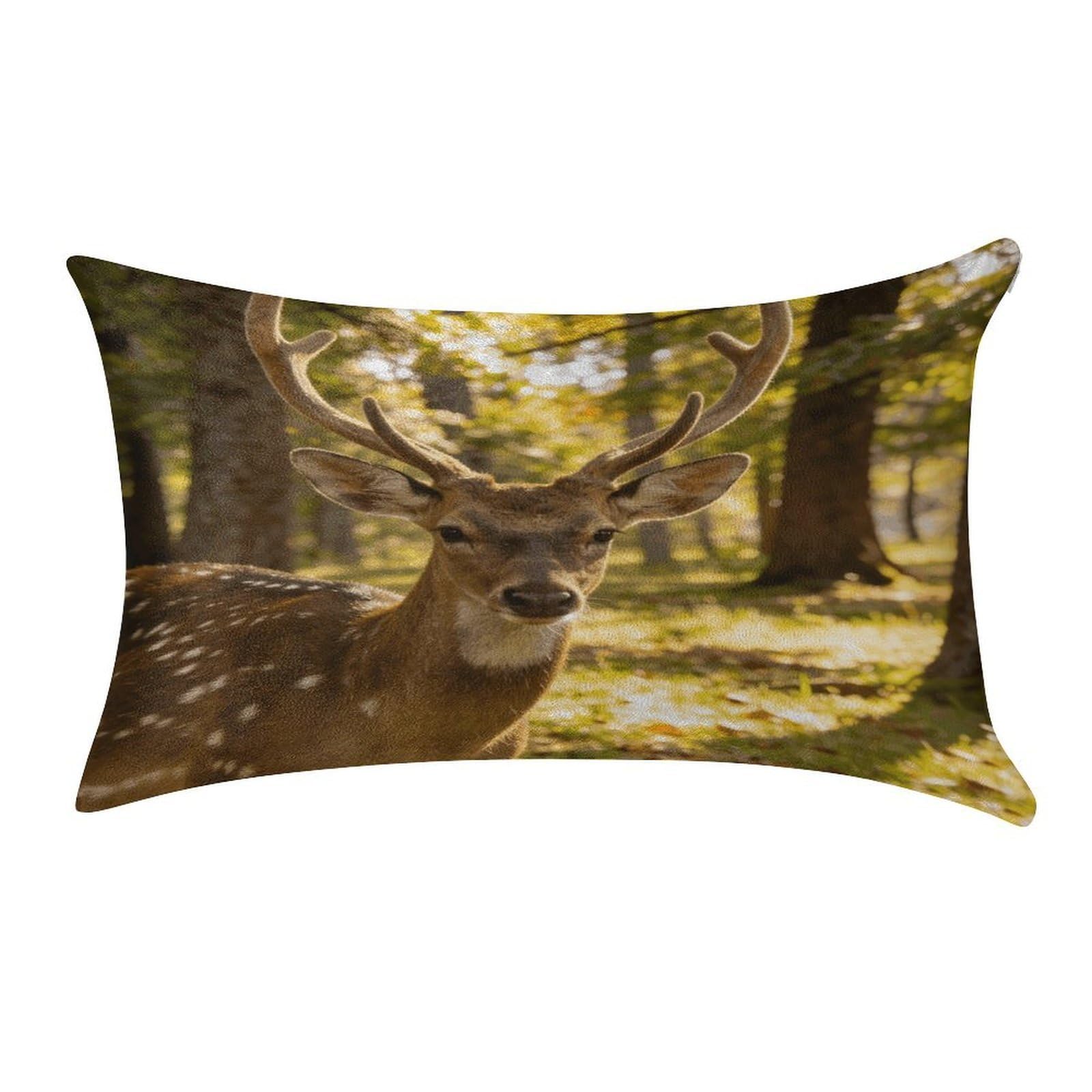 Fodpand Style Fur Horn Shining Light Pillowcase,Elegant Designed Home Decor,Velvet Pillowcase,Soft And Cozy,Pillow Case Cover With Hidden Zipper For Bedroom, Sofa, Couch