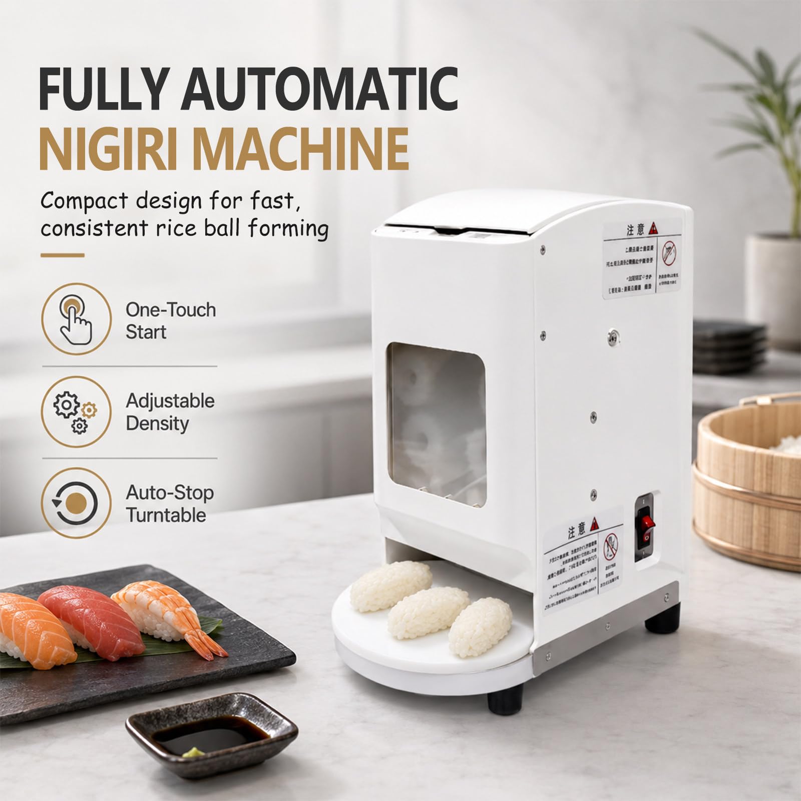 Komercyjna maszyna do robienia sushi, automatyczny ekspres do sushi Nigiri