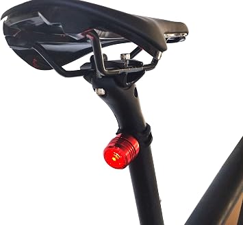 Cycling Light USB Rechargeable Bicycle Tail Light Bright Red LED Bike or Helmet Light