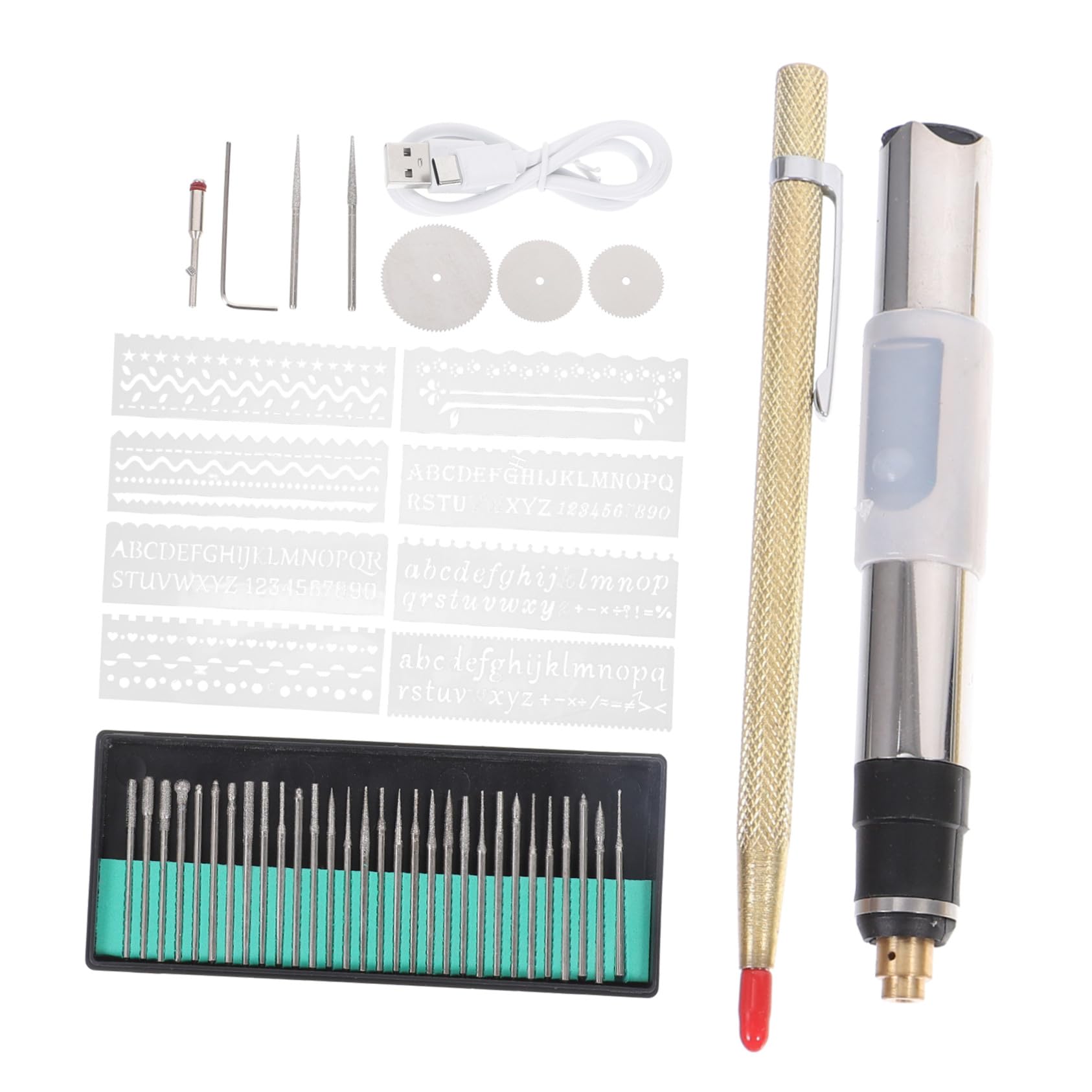 Stylo de gravure électrique USB réglable pour polissage DIY