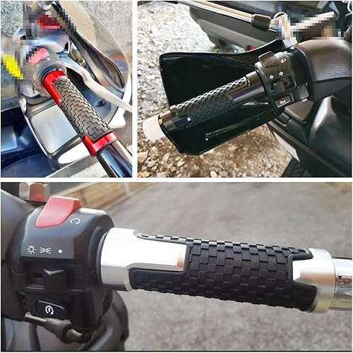 Miniatura 7 de Motorcycle Handlebar Grips Motorcycle Throttle Rubber Hand Bar Grips for BMW R 1200 GS LC R1200GS R 1200GS ADV Adventure 2017 2018 2020 2021