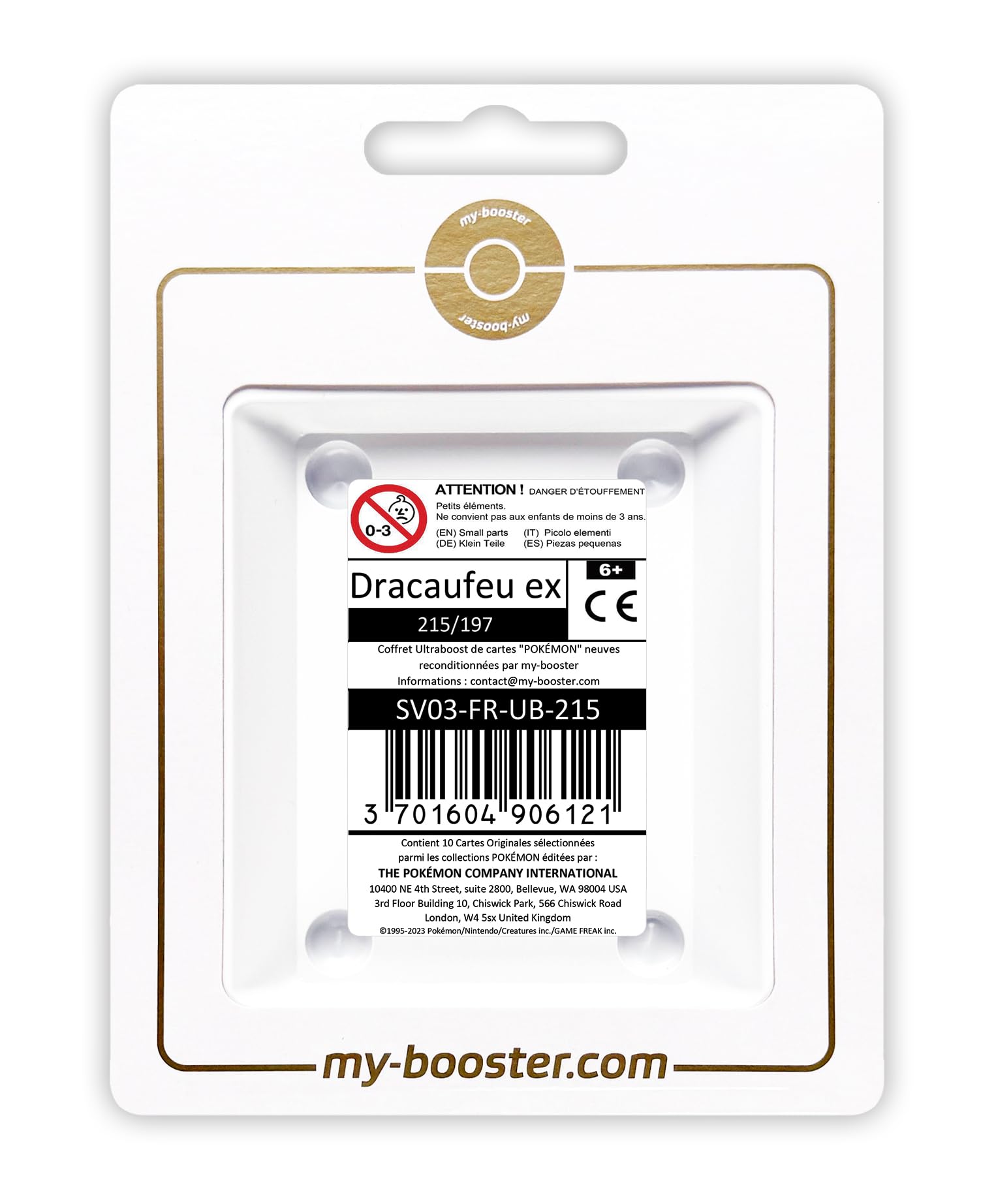my-booster Pokémon Company SV03-FR-UB-215