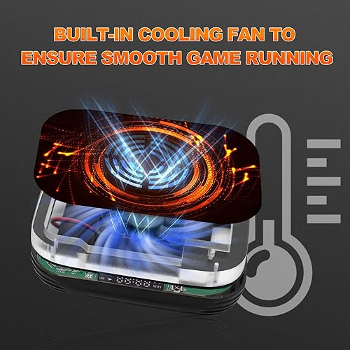 Miniatura 4 de Kinhank Super Console X4 Plus Video Game Console Pre-Built-in 60000+Games,Retro Game Console Compatible with 65+ emulators,EmuELEC 4.6Android