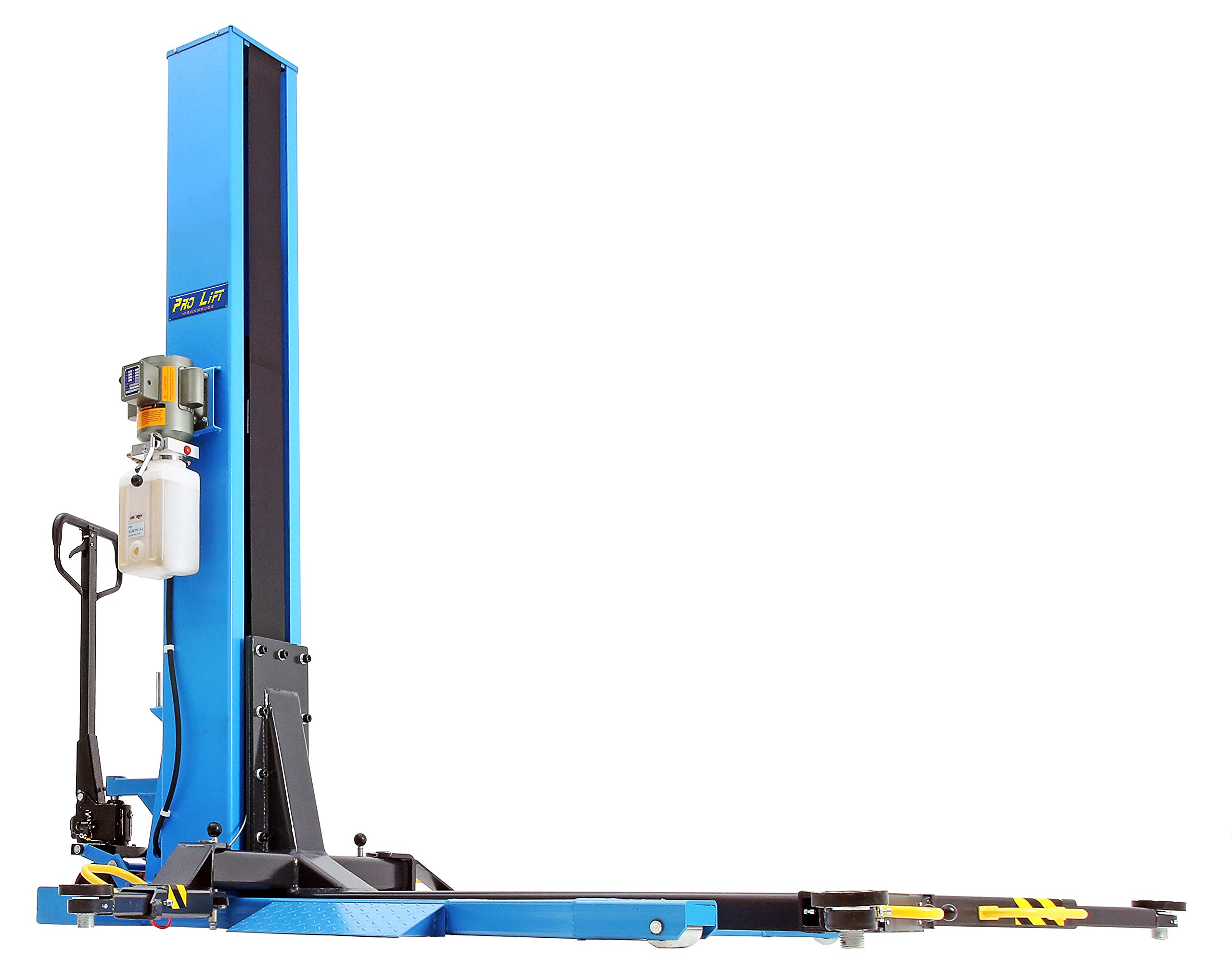 Plataforma elevadora de 1 columna, 2,5 t móvil, 2500 kg, monolift para coche, plataforma de columna portátil, electrohidráulica, plataforma de taller