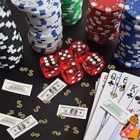 Vista 5 de Beistle Estampado Big Bucks Fetti