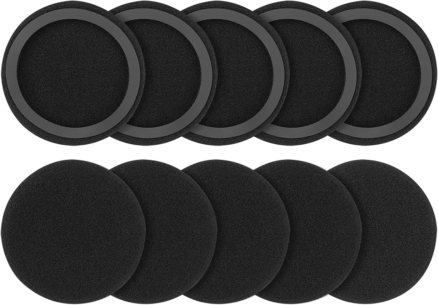Geekria Foam Replacement Ear Pads for AKG K402/ K403/ K420/ K430/ K450/ K451/ K452/ Q460/ K480/ K24P/ K26P/ K412P/ K414P/ K416P Headphones Ear Cushion, Repair Parts (5 Pairs)
