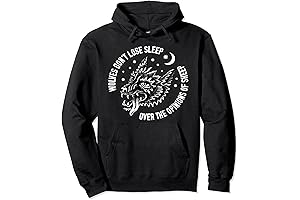 Wolves Don't Lose Sleep Over the Opinions of Sheep Pullover Hoodie (Sketchy Tank)