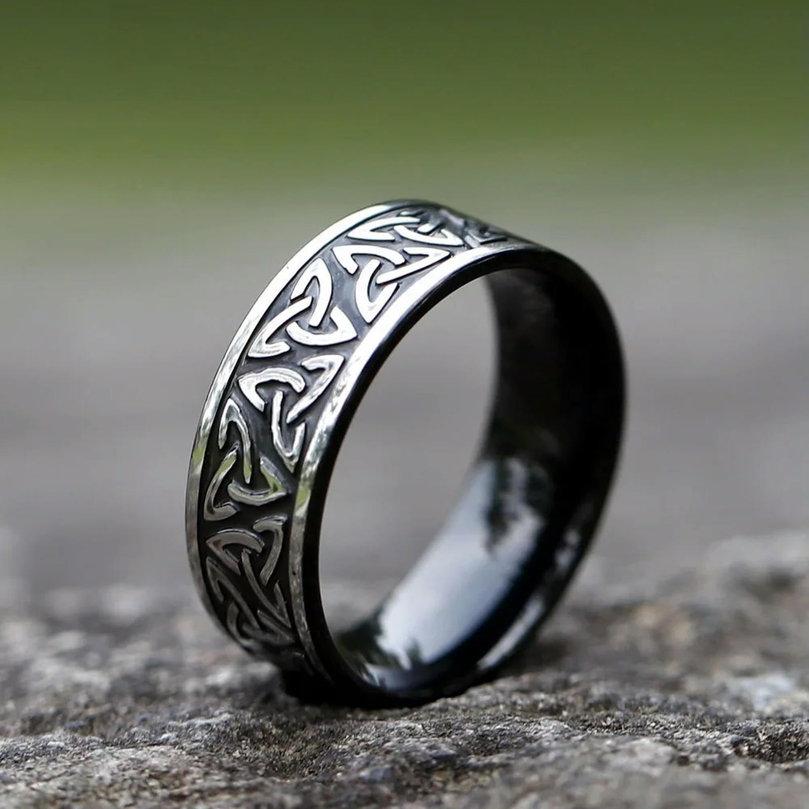 New Men's Rings Viking Amulet Rune Ring Odin Fashion Jewelry Gifts Vintage