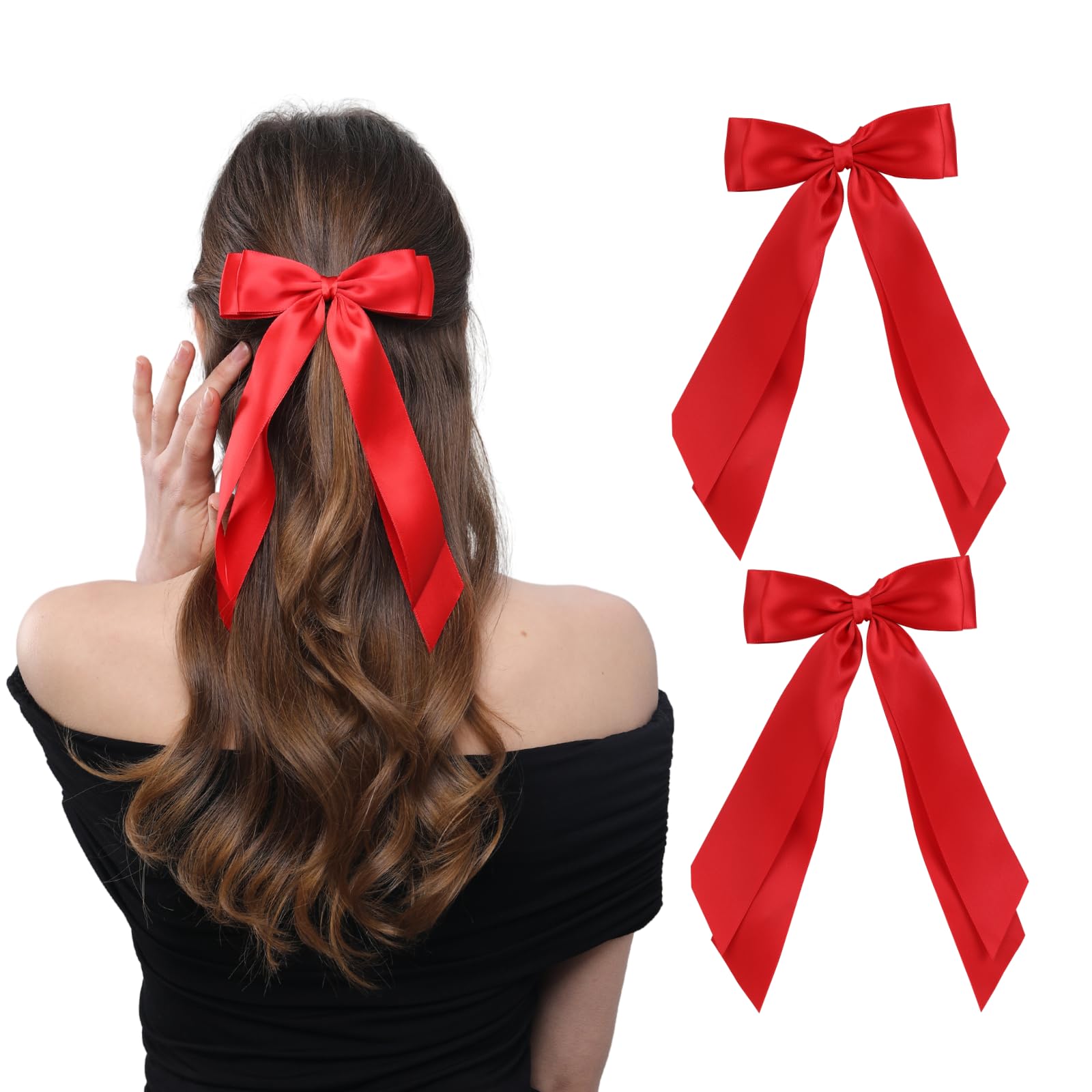 LuSeren Double Layer Hair Bows