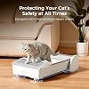 Open-Top Self Cleaning Cat Litter Tray, 2026 Upgraded Extra Large Automatic Litter Tray for Multi-cats, Safety Sensors/App Control/Odor Control/Easy Clean - Includes 5 lbs Premium Cat Litter
